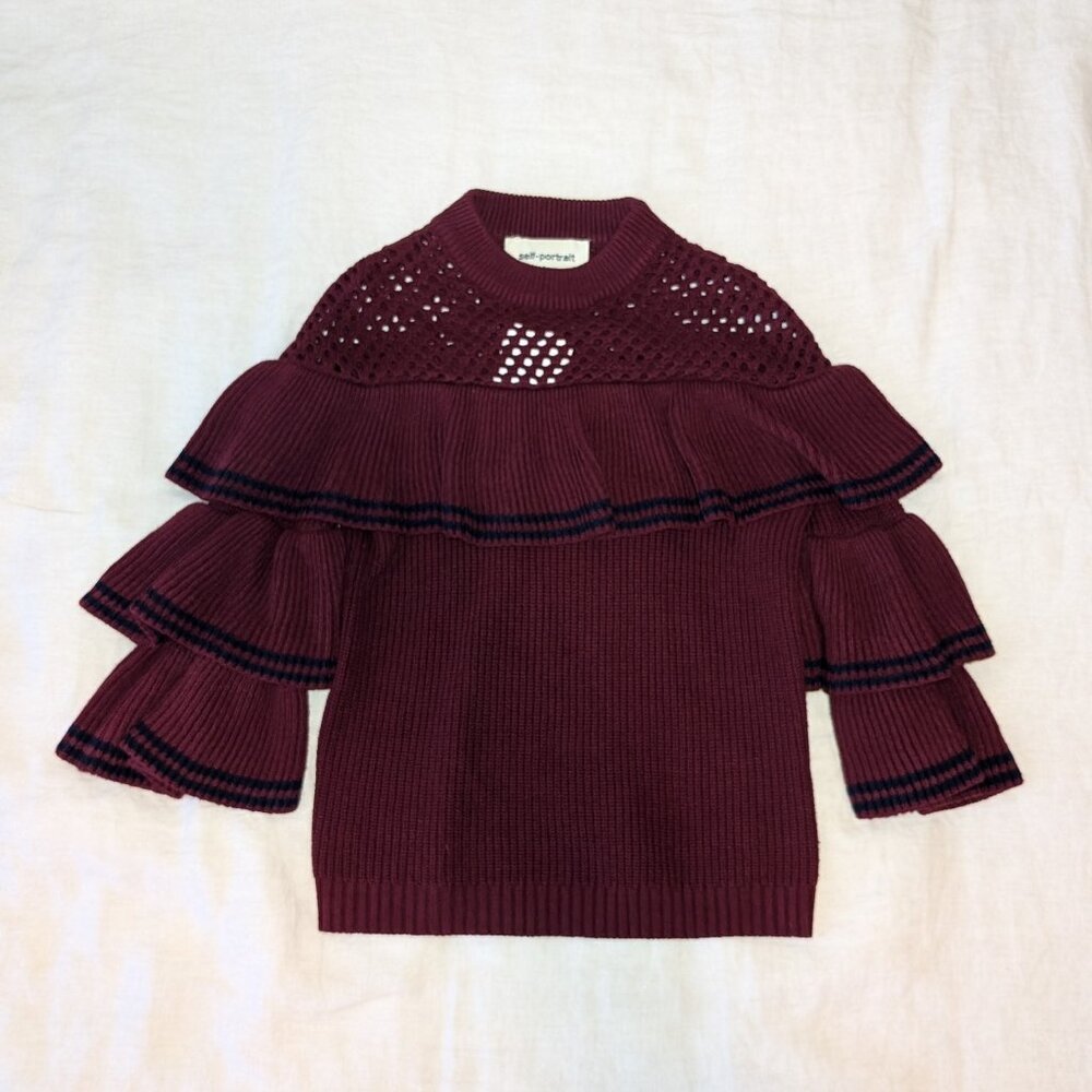 Self-Portrait Sweater Top